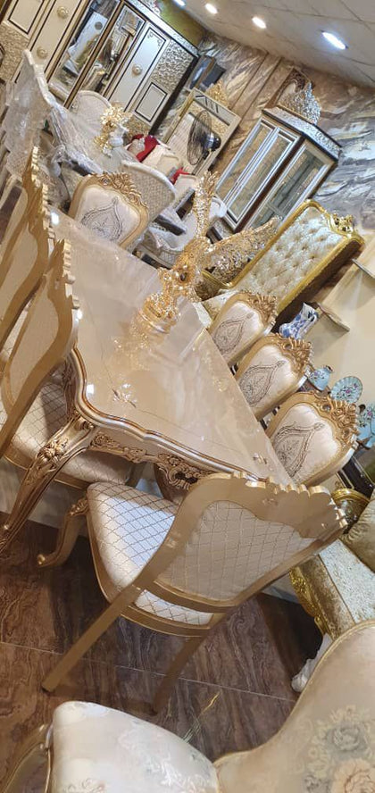 Royal Luxurious Dining table With 8 Chair |ED24B