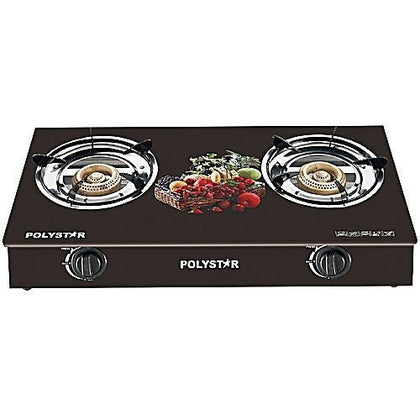 Polystar  Pv Kgy002A Cooker Top 2 Burner With Tempered Glass freeshipping - Zit Electronics Store