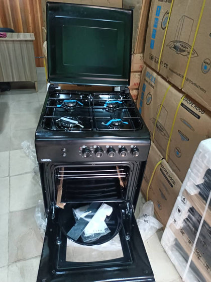 HICEL 4 Burner Gas cooker with Grill 60 by 60 | LFG0GG-40 HICEL