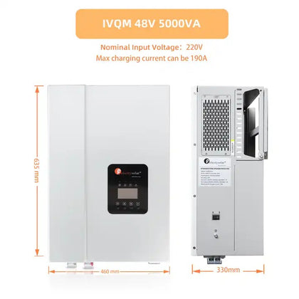 Felicity Solar 5KVA 48volt Hybrid Transformerless Inverter Pure Sine Wave | IVQM