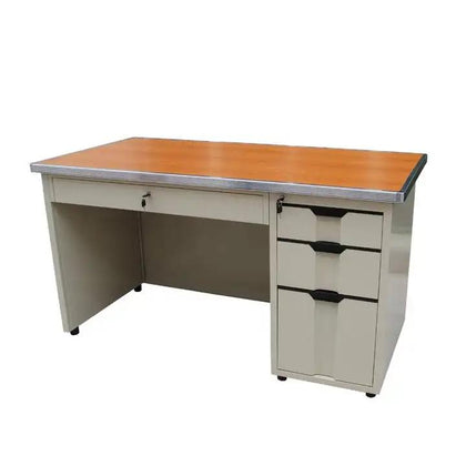 Metal Office Table with Three Drawer