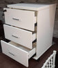 Foreign Mobile Drawer White | Three Drawer