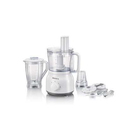 Maxi food processor 1.5 Liters for grinding, mixing, Emulsifying, making nut butter etc
