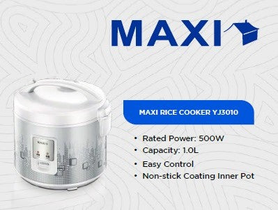 Maxi 1.0L Rice Cooker |YJ3010
