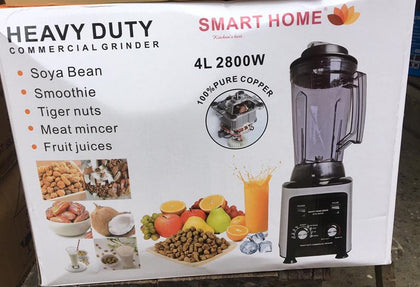 Smart Home 2800W Heavy Duty 4 Liter Commercial Blender |