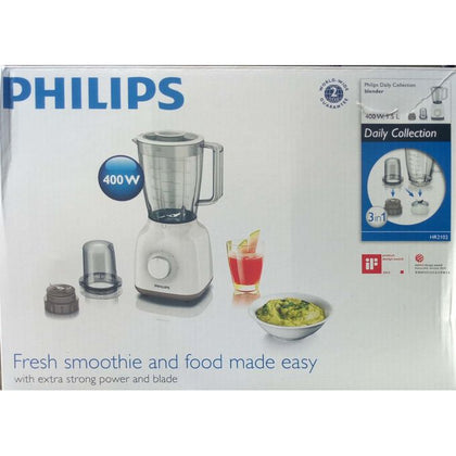 Philips 1.5 Liters 400 Watts Blender (3 in 1) | HR2102 Philips