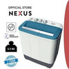 Nexus 8.5 Kg Multi Color Semi Automatic Twin Tub Washing Machine | NX WM 85SA Nexus