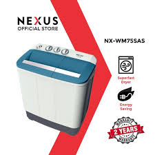 Nexus 8.5 Kg Multi Color Semi Automatic Twin Tub Washing Machine | NX WM 85SA Nexus