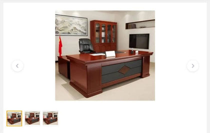 Executive office table Brown Generic