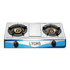 Lyons-Stainless Steel Body-Gas Stove-Double Burner freeshipping - Zit Electronics Store