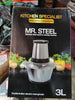 Mr Steel 6 Liters Food Processor & Yam Pounder Mr Steel