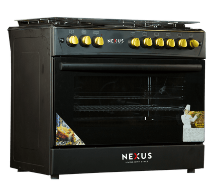 Nexus NX-9001 Gas Cooker Black (4+2) Nexus