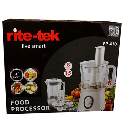 RITE-TEK MULTIPURPOSE FOOD PROCESSOR FP410 freeshipping - Zit Electronics Store