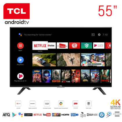 TCL 55 Inches Google Android 4K Smart TV | 55P617 TCL