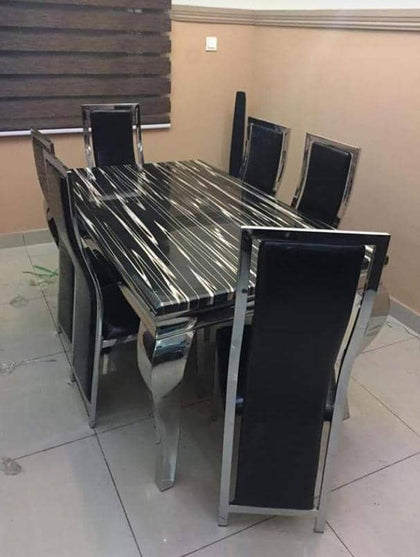 Marble Dinning Table with 4 Chairs | EXC12 Universal