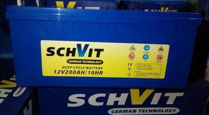 Schvit 12V/200Ah Inverter Battery with German Technology | Schvit 200Ah Schvit