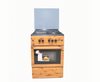 MAXI 3+1 Gas Cooker 60*60 Wood Finish | MAXI 6060(3+1) WOOD Maxi