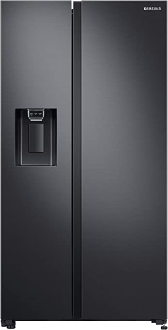 Samsung 640 Liters Side By Side Refrigerator, Grey/Black | Rs64R5331B4 samsung