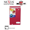 Nexus  Chest Freezer NX-150L Wine Red freeshipping - Zit Electronics Store